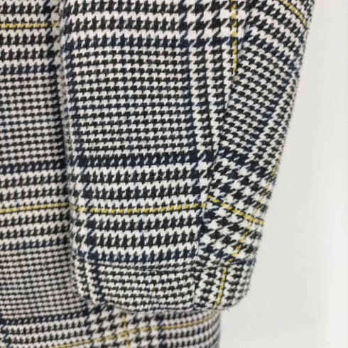 izzue ダブルジップ 千鳥格子 フーディハーフコート IDEAL ZIPPER メンズ JPN:4