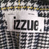 izzue ダブルジップ 千鳥格子 フーディハーフコート IDEAL ZIPPER メンズ JPN:4