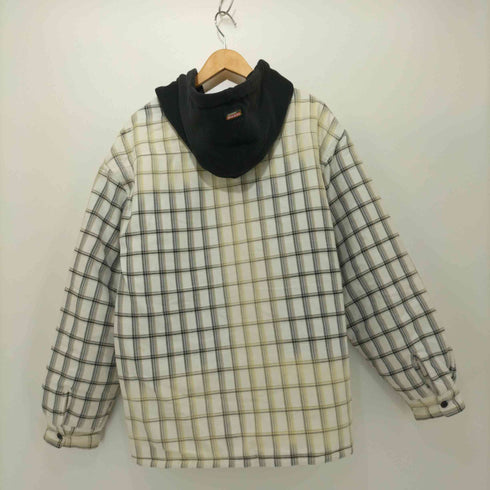 シュプリーム Supreme 23AW Plaid Hooded Zip Up Shirt / プレイドフードジップアップシャツ メンズ import:M