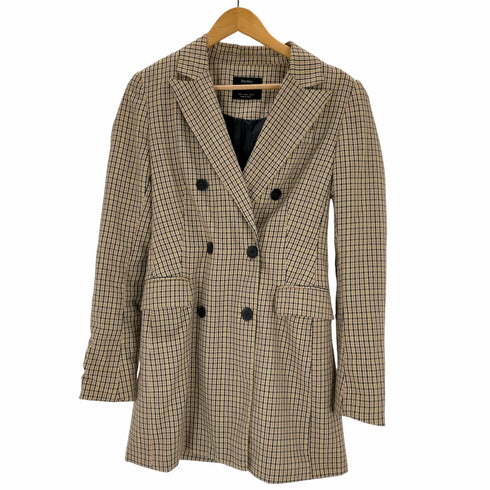 ベルシュカ BERSHKA チェック柄 ダブルジャケット レディース JPN:S
