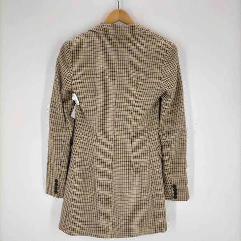ベルシュカ BERSHKA チェック柄 ダブルジャケット レディース JPN:S