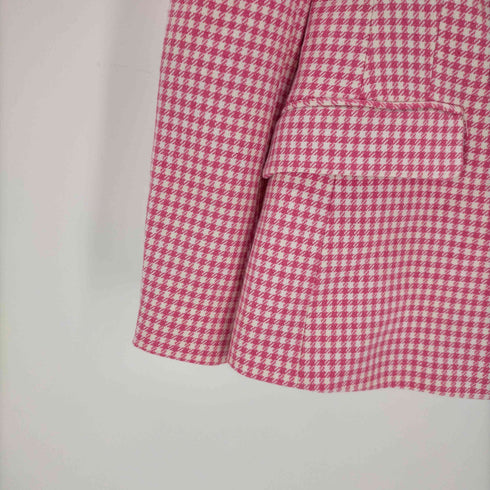 ザラ ZARA 千鳥格子 テーラードジャケット レディース S