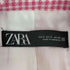 ザラ ZARA 千鳥格子 テーラードジャケット レディース S