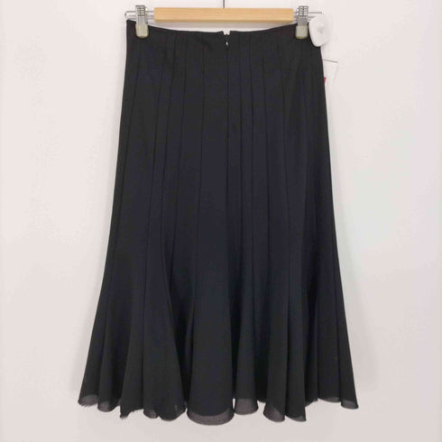 ジュンヤワタナベコムデギャルソンマン JUNYA WATANABE COMME des GARCONS MAN AD2003 プリーツ加工 Aラインシルエット シアー フレア スカート レディース JPN:S
