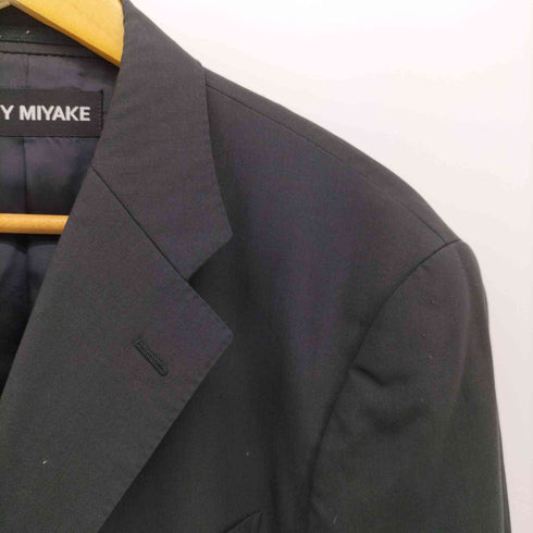 イッセイミヤケ ISSEY MIYAKE 05SS 3Bシングルテーラードジャケット 総裏 メンズ JPN:2