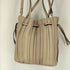 ザラ ZARA 2WAY フェイクレザープリーツハンドバッグ レディース M