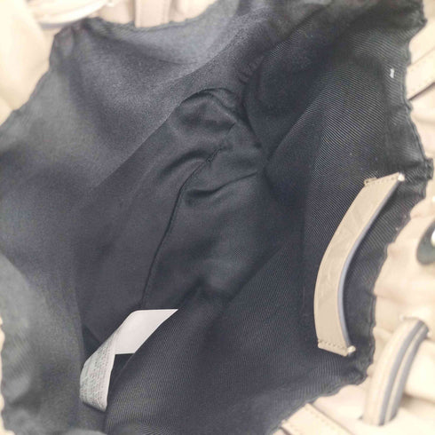 ザラ ZARA 2WAY フェイクレザープリーツハンドバッグ レディース M
