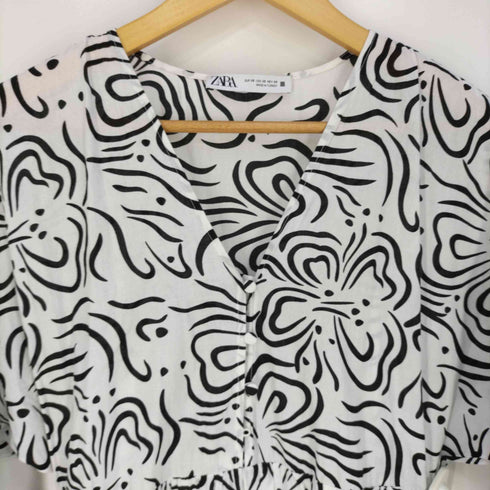 ザラ ZARA 花柄プリントワンピース レディース import:XS