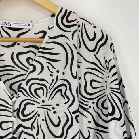 ザラ ZARA 花柄プリントワンピース レディース import:XS