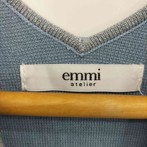 エミアトリエ emmi atelier ミラノリブ OP ニットワンピース レディース