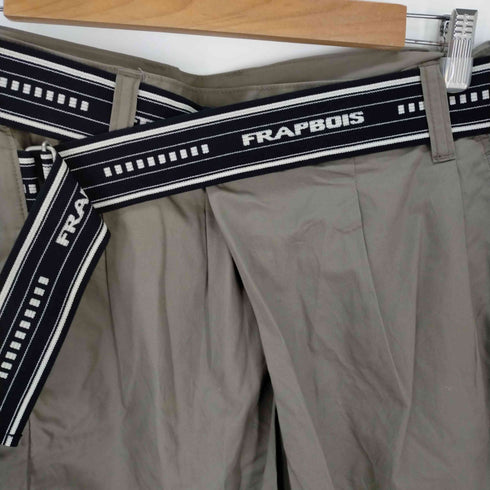 フラボア FRAPBOIS ベルト付き2タックワイドパンツ デカパン メンズ JPN:2