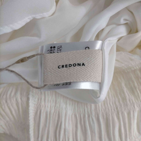 クレドナ CREDONA 23SS バックデザインシャーリングキャミOP レディース FREE