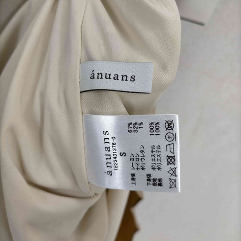 アニュアンス anuans 23AW プリーツドッキングニットワンピース レディース JPN:S