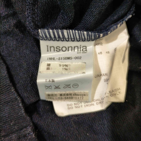 インソニア INSONNIA ALOHA クルーネック ニット メンズ JPN:50