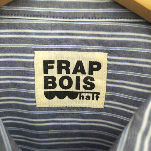 フラボア FRAPBOIS ストライプ クラップ シャツ レディース