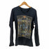 ゴーサンゴーイチプールオム 5351 POUR LES HOMMES ラインストーン プリントTシャツ メンズ JPN:2