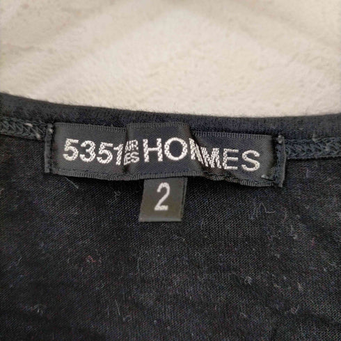 ゴーサンゴーイチプールオム 5351 POUR LES HOMMES ラインストーン プリントTシャツ メンズ JPN:2