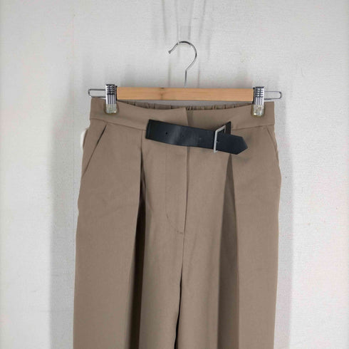シンプリシテェ SIMPLICITE バックルベルトツキ タックパンツ レディース