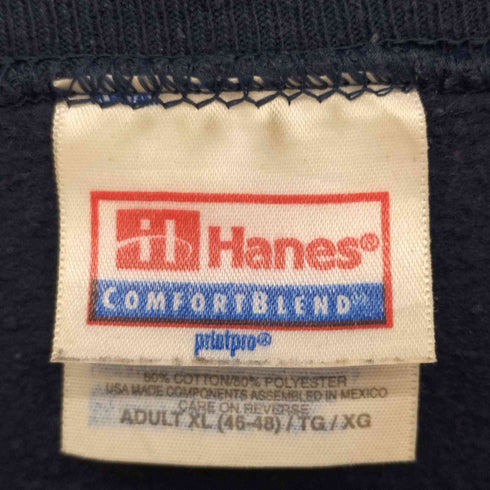 ヘインズ Hanes 90s 両面プリントクルーネックスウェット メンズ import:XL