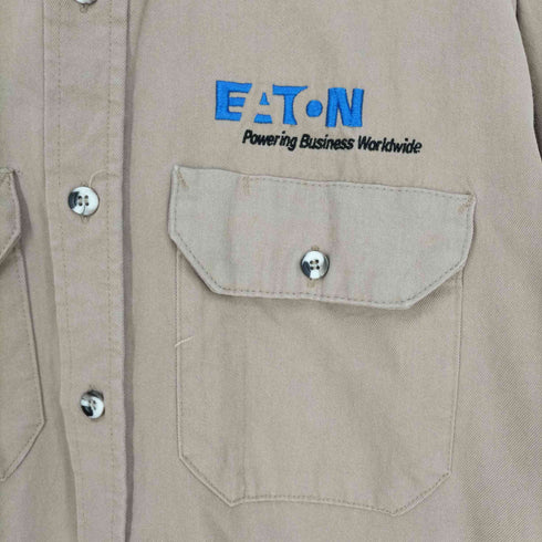 BULWARK 企業ロゴ ボタダウンシャツ メンズ import:L