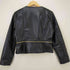 ザラ ZARA ノーカラー金釦レザージャケット レディース JPN:L