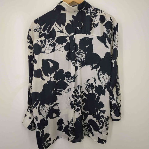 ザラ ZARA 総柄モノトーンブラウス レディース JPN:XS