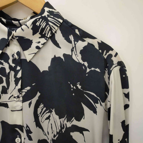 ザラ ZARA 総柄モノトーンブラウス レディース JPN:XS