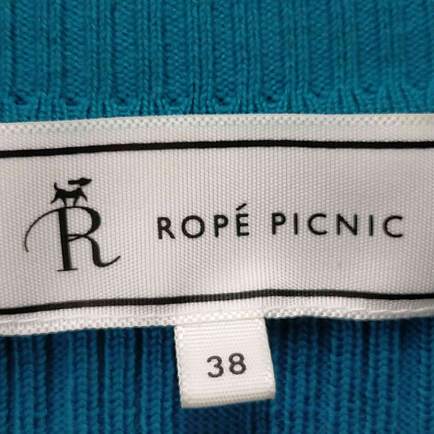 ロペピクニック Rope Picnic スカラネックリブニットプルオーバー レディース 38