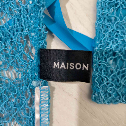 メゾンスペシャル MAISON SPECIAL 22SS コードレースシャツ レディース
