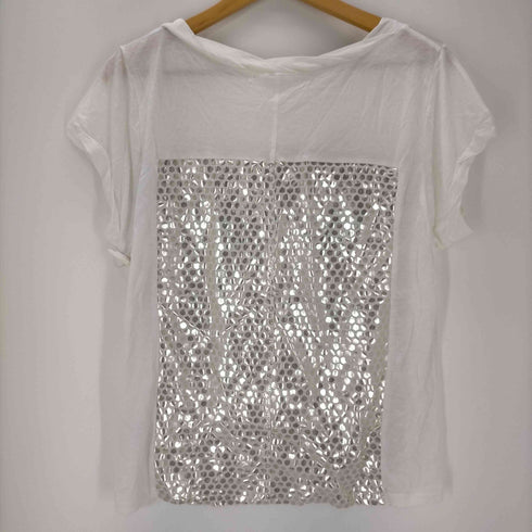 ハミル Hamiru ドット ボートネックTシャツ レディース JPN:38