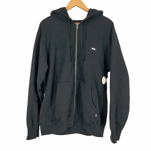 エフティーシー FTC ボックスロゴ刺繍ジップパーカー メンズ JPN:L
