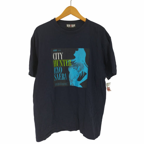 ハカバノガロウ 墓場の画廊 キャラクター プリント レコード ジャケット Tシャツ メンズ JPN:XL