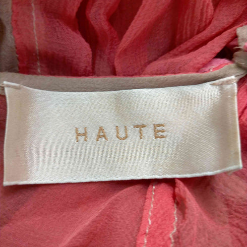 オート HAUTE ネイティブカフス シルクトップス レディース