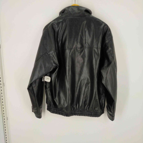 HEENIE HEENIE PU Leather High Neck Oversize Jacket メンズ
