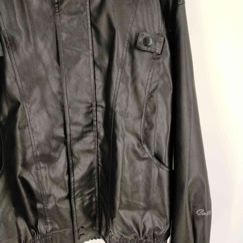 HEENIE HEENIE PU Leather High Neck Oversize Jacket メンズ