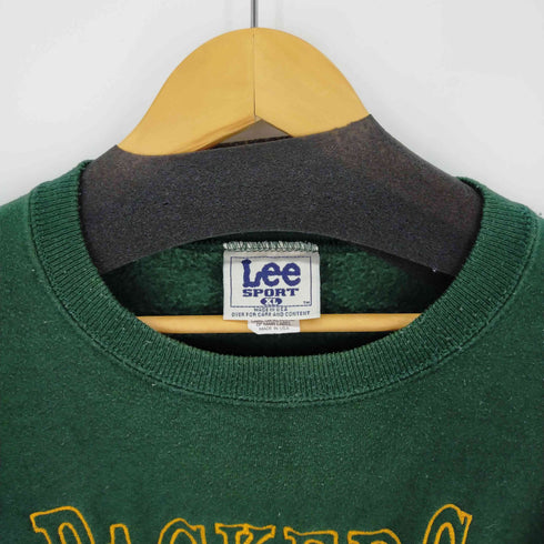 リー Lee 90S USA製 刺繍クルーネックスウェットプルオーバー メンズ XL