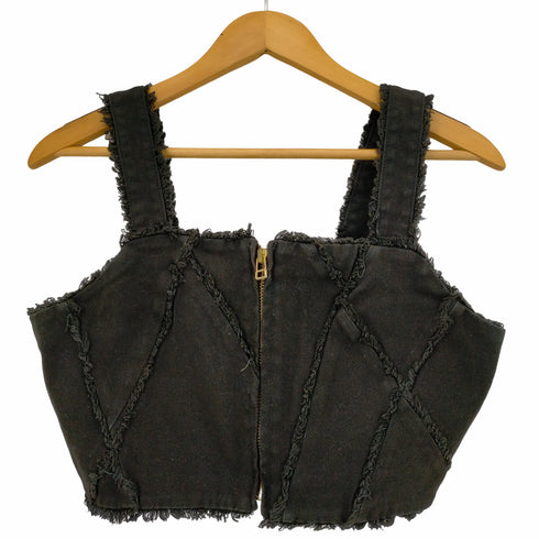 マウジー moussy FRINGE DENIM BUSTIER レディース JPN:2