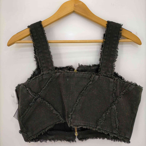 マウジー moussy FRINGE DENIM BUSTIER レディース JPN:2