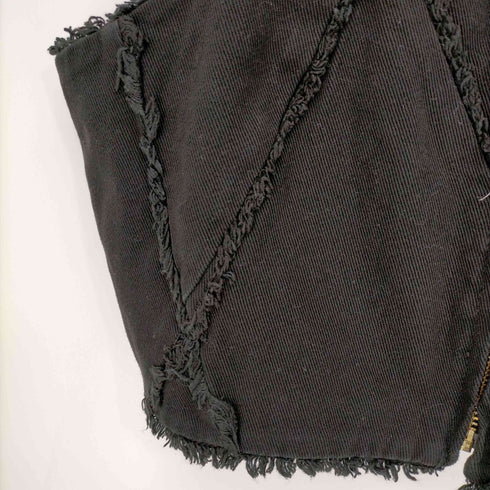 マウジー moussy FRINGE DENIM BUSTIER レディース JPN:2