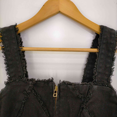 マウジー moussy FRINGE DENIM BUSTIER レディース JPN:2