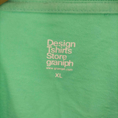 デザインティーシャツストアグラニフ Design Tshirts Store graniph ビッグコミックスピリッツ 40周年 Tシャツ キャラクター プリント アニメT メンズ JPN:XL
