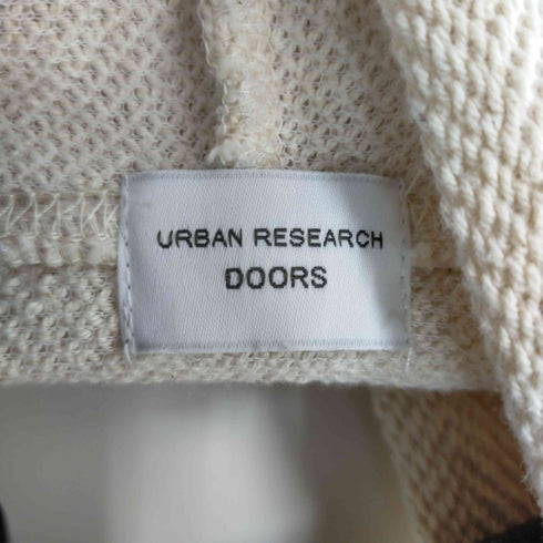 アーバンリサーチドアーズ URBAN RESEARCH DOORS ヘリンボーン柄カットパーカー レディース import:M