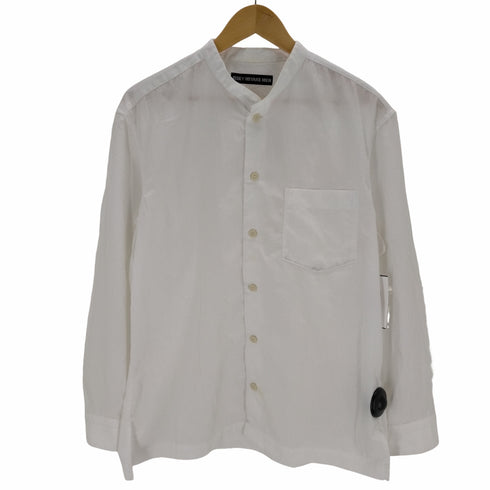 イッセイミヤケメン ISSEY MIYAKE MEN しわ加工バンドカラーシャツ メンズ JPN:2