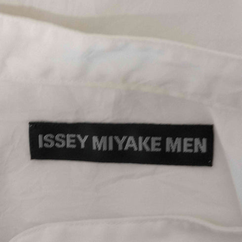 イッセイミヤケメン ISSEY MIYAKE MEN しわ加工バンドカラーシャツ メンズ JPN:2