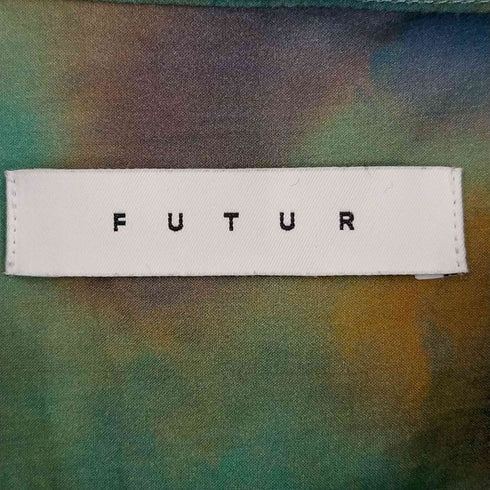 フューチャー FUTUR BD palette shirts マーブル模様ボタンダウンシャツ メンズ