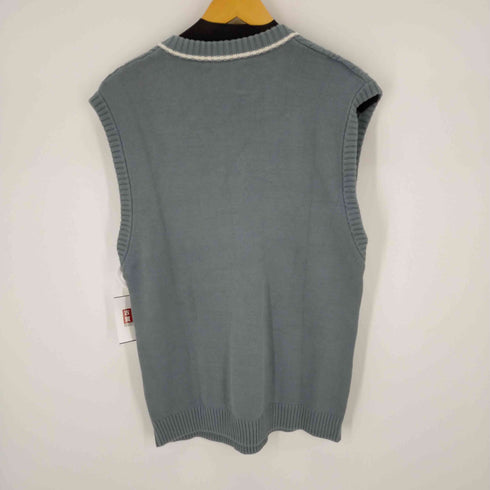 ザラ ZARA Vネックニットベスト メンズ import:L