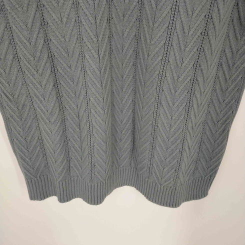 ザラ ZARA Vネックニットベスト メンズ import:L