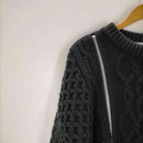 ジョンローレンスサリバン JOHN LAWRENCE SULLIVAN 22AW ZIPPED FISHERMAN KNIT SWEATER メンズ JPN:M
