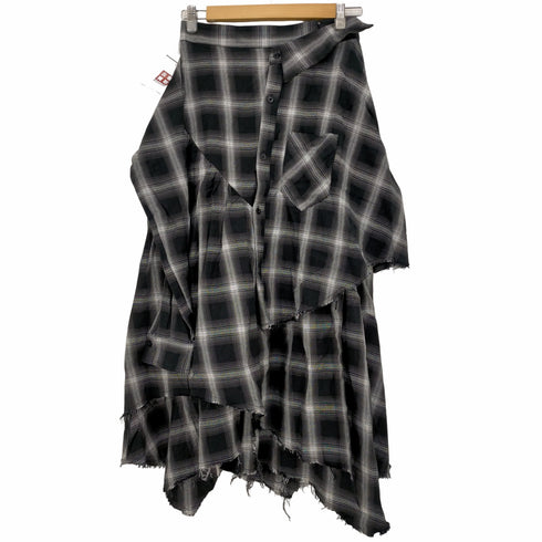 スライ SLY DAMAGE FLANNEL 2WAY スカート レディース JPN:2