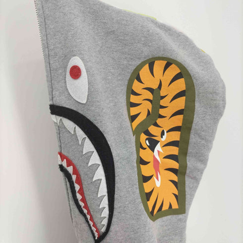 アベイシングエイプ A BATHING APE Multi Camo Shark Vintage Hoodie マルチカモ シャーク フルジップ パーカー メンズ JPN:M